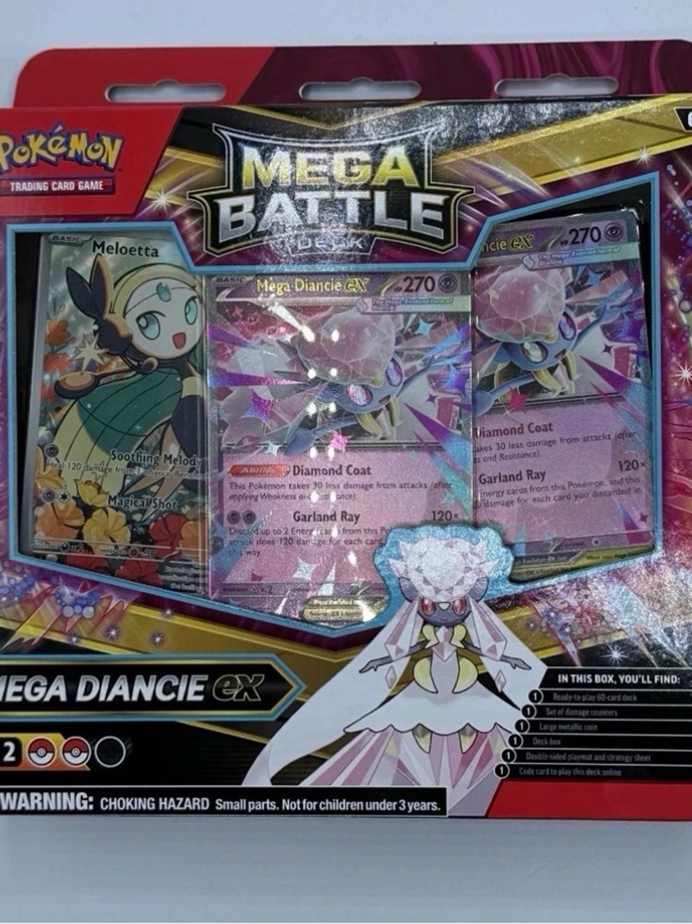 Mega Diancie EX Mega Battle Deck - Pink Collector's Card Set